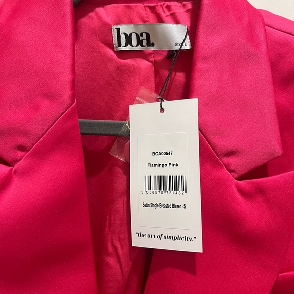 BOA NWT Barbie Pink Suit Jacket - Picture 3 of 4